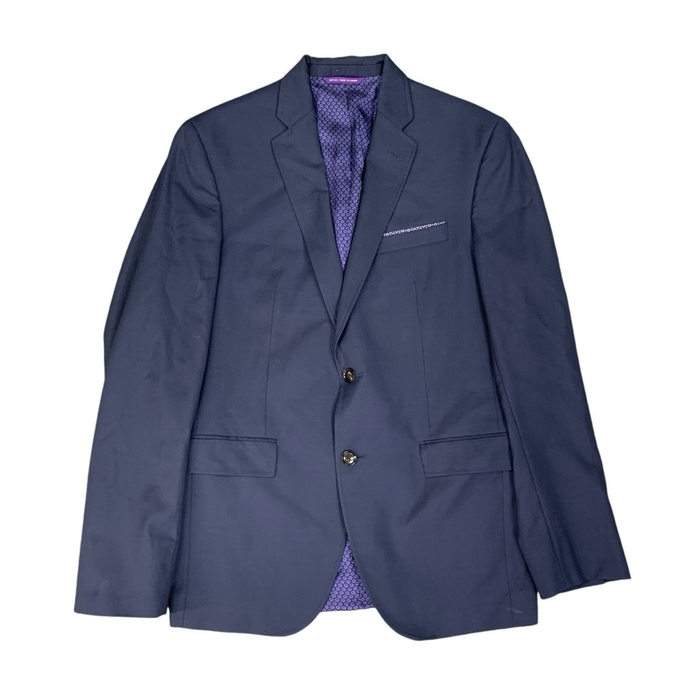 Ted Baker Dark Blue Men's Wool Blazer - 42s. MSRP: $498 - Picture 7 of 7